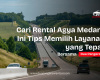 Toyota Agya untuk layanan rental mobil di Medan