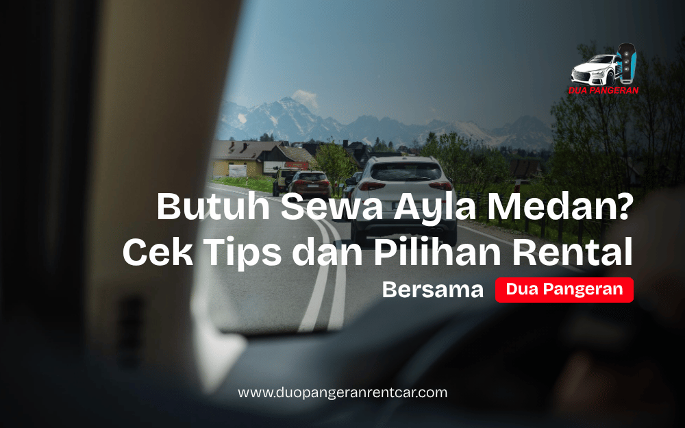Daihatsu Ayla untuk layanan sewa mobil di Medan