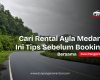 Mobil Daihatsu Ayla untuk rental kendaraan di Medan