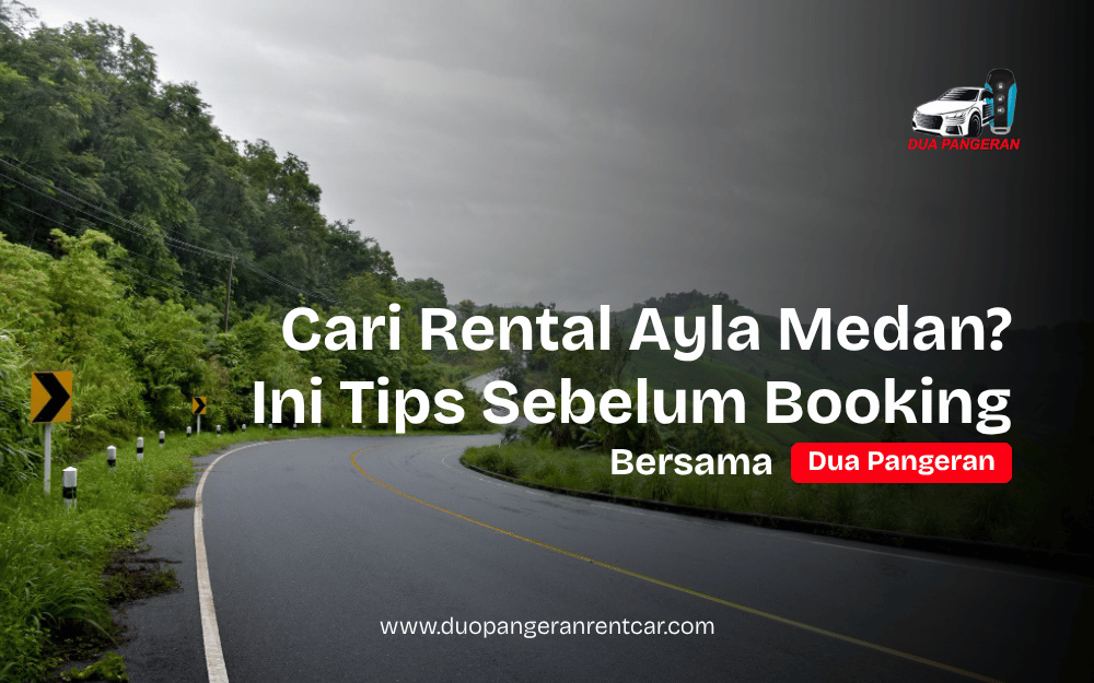 Mobil Daihatsu Ayla untuk rental kendaraan di Medan
